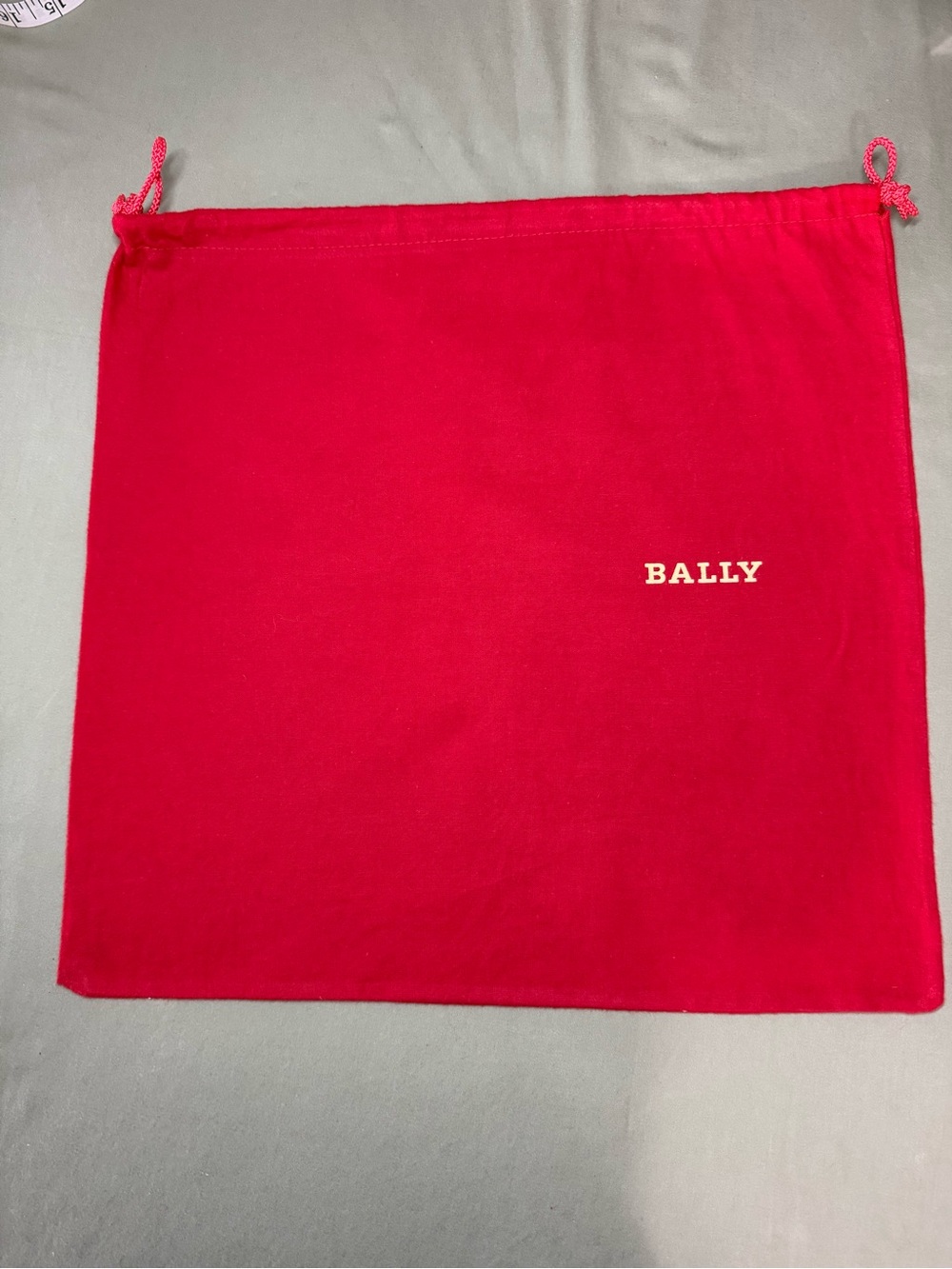 BALLY Red Dust Bag / Storage Pouch